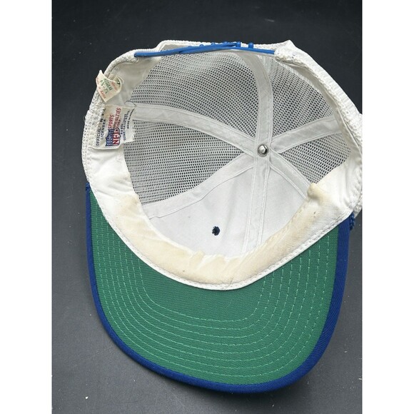 Vintage Dallas Cowboys Hat Cap Snapback White Sports Specialties Patch Rope - Picture 5 of 6